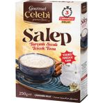 Gourmet Çelebi Tarçınlı Salep 250 gr - Kolay Çırpılan ve Yoğun Kıvamlı Sıcak Pratik Salep İçecek Tozu
