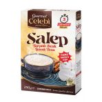 Gourmet Çelebi Tarçınlı Salep 250 gr - Kolay Çırpılan ve Yoğun Kıvamlı Sıcak Pratik Salep İçecek Tozu