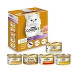 Gourmet Gold 12 x 85 gr Kıyılmış Karışık Ezme Kedi Yaş Maması