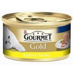 Gourmet Gold 12x85 gr Kıyılmış Tavuklu Yetişkin Konserve Kedi Maması