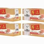 Gourmet Gold 6 Al 5 Öde 6x85 gr 4 Adet Kıyılmış Sığır Etli Kedi Konservesi