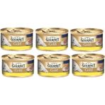 Gourmet Gold 6x85 gr Kıyılmış Tavuklu Yetişkin Konserve Kedi Maması