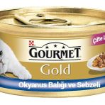 Gourmet Gold 85 gr Okyanus Balıklı Yetişkin Konserve Kedi Maması
