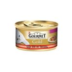 Gourmet Gold 85 gr Sığır Etli ve Tavuklu Yetişkin Konserve Kedi Maması