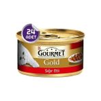 Gourmet Gold 85 gr X24 Sığır Etli Kedi Konservesi Premium Kalite Mama