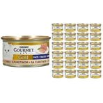 Gourmet Gold Hindili Yetişkin Yaş 24x85 gr Kedi Mama + Gourmet Gold Tavuklu Yaş 24x85 Kedi Mama