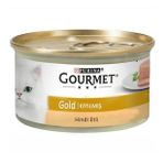 Gourmet Gold Kıyılmış Hindi Etli Yaş 12x85 gr Kedi Maması