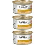 Gourmet Gold Kıyılmış Hindili Premium Yaş 3x85 gr Kedi Maması