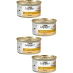 Gourmet Gold Kıyılmış Hindili Premium Yaş 4x85 gr Kedi Maması