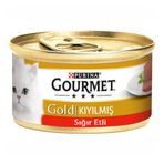 Gourmet Gold Kıyılmış Sığır Etli 12x85 gr Kedi Konserve