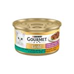 Gourmet Gold Kıyılmış Tavuklu Yaş Kedi Maması 85 g 2li paket