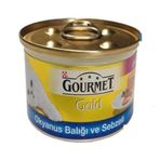Gourmet Gold Okyanus Balığı ve Sebzeli 6x85 gr Yetişkin Kedi Maması