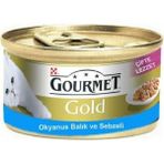 Gourmet Gold Okyanus Balığı ve Sebzeli 85 gr Kedi Konservesi