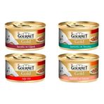 Gourmet Gold Parça Etli 4 Çeşit Karışık Konserve Yetişkin 24x85 gr Kedi Maması