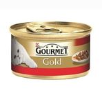 Gourmet Gold Parça Etli Sığır Etli 6x85 gr Köpek Konserve
