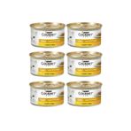 Gourmet Gold Parça Etli Soslu Tavuklu Ciğerli 6x85 gr Yetişkin Kedi Konservesi