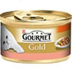 Gourmet Gold Parça Etli ve Soslu Alabalık Sebzeli 24x85 gr Kedi Konserve