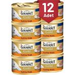 Gourmet Gold Premium Kıyılmış Hindili Kedi Konservesi 85 gr 12 Adet Lezzetli Mama