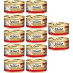 Gourmet Gold Sığır Etli Parça Etli Yaş Kedi Konservesi 85 gr * 12 Adet Lezzetli Mama