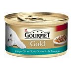 Gourmet Gold Somon ve Tavuklu Konserve Yetişkin 6x85 gr Kedi Maması