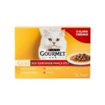 Gourmet Gold Sos İçinde Parça Etli Karışık Lezettler Yetişkin Konserve Kedi Maması - 85 Gr 12 Al 9 Öde 1 Adet