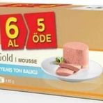 Gourmet Gold Ton Balık Yetişkin Kıyılmış Kedi Konservesi 6 Al 5 Öde