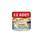 Gourmet Kıyılmış Ton Balıklı 12x85 gr Kedi Konserve Yaş Maması