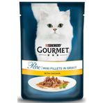 Gourmet Perle 85 gr Parça Etli Izgara Tavuklu Yetişkin Kedi Konservesi