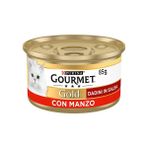 Gourmet Sığır Etli Yaş Kedi Maması 85 Gr