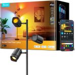 Govee 3'lü Spot Aydınlatma Köşe Lambası 36 W RGB Işık Renkleri ile Şık Tasarım - 30 - 40 W