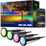 Govee Açık Yol Işıkları 2, Ip66 Su Isıtıcısı Veranda Işıklar, 60+ Sahne Modus Yard, Garaj, Bahçe, Yasan, Açık Dekorasyon, Alexa İle Ça