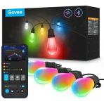 Govee Dış Mekan Peri Işıkları 30M, Akıllı Led Wifi Rgbıcw Ampuller, Ip65 Su Geçirmez, Alexa Ve Google Assistant İle Çalışır, Uygulama Ko