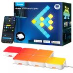 Govee Mini Panel Işıkları, Rgbıc Duvar Işıkları, Smart Led Duvar Panelleri, Madde İle Çalışıyor, Alexa, Google Asistan, Müzikle Sen, Dıy Oyun Işık For Home Decor, Office, Bedroom, 20 Adet