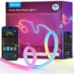 Govee Neon Halat Işık 2, Şekil Eşlemeli Rgbıc Neon Led Şerit 5 M, Dıy Tasarımı, Smartthings, Matter, Alexa Ve Google Assistant İle Uyumlu, Yatak Odası Duvar Dekorasyonu İçin Led Şerit, Beyaz
