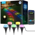Govee Outdoor Ground Lights 2, 50Ft Vera Dekorasyonlar, 15 Pack Rgbıc Pathway Lights With 100Lm Warm White, Ip67 Sular, 63 Sahne Modus, Alexa İle Çalışır, Google Asistan