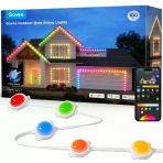 Govee Outdoor Led Strip Işıklar, 45 Rgbıc Led Işıklar 65 Sahne Modes, Halloween Dekorasyon Çalışması Alexa, Google, App Control, Ip65 Su Isı