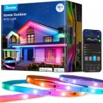 Govee Outdoor Led Strip Işıklar, 98.4Ft Akıllı Açık Işıklar Alexa Ve Google Asistan İle Çalışır, App Control, Ip65 Su Isıtıcısı, Rgbıc Lights For Patio, Eave, Parti Dekorasyonları