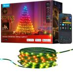 Govee Rgbwıc Noel Işıkları, 300 Led Dış Mekan Noel Aydınlatması, Noel Dekorasyonu İçin 30M Akıllı İç Mekan Peri Işıkları, 130+ Sahne Modu, Şekil Eşleme, Alexa İle Uyumlu, Yeşil Kablo
