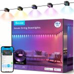 Govee Smart Rgbıc Duvar Lambası İç Mekan, Alexa İle Uyumlu Led Duvar Lambası, Parti İçin Wifi Duvar Lambası, Müzik Senkronizasyonu, Oturma Odası İçin Duvar Lambası Kısılabilir İç Aydınlatma,Siyah, 5M