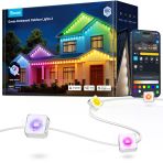 Govee Sürekli Açık Işıklar 2, 100Ft Rgbıc Açık Işıklar 72 Led Işıklar, Ip67 Sular, 100 Sahne Modus With 40Lm Açık Dekorasyonlar İçin Beyaz, Alexa İle Çalışır, Google Asistan, White