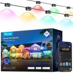 Govee Sürekli Açık Işıklar Pro, Daily Ve Accent Aydınlatma İçin 120 Rgbıc Led Işıklar İle 200Ft, Açık, Ip67 Sular, Alexa İle Çalışır, Google Asistan, Madde, Black