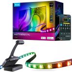 Govee Tv Arka Işık 3 Pro, Hdr Üçlü Kamera İle, 75-85 İnç Tv'ler İçin 5M 5'İ 1 Arada Rgbwwıc Tv Led Şeridi, 75 Led/M, Aı Filtresini, Ses Ve App Kontrolünü Destekler Dreamview Sync