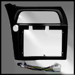 Govimaks Honda Civic Type-R 2006-2012 Uyumlu 9 inç Siyah Soket Android Multimedya Çerçevesi