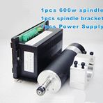 Gowe HSS mil 600 W 0,6 kW Air Cooled mil + Tutacak + şarj aleti Mach3 ® sistem desteği