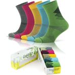Gowith 5'li Renkli Seamless (Dikişsiz) Topuk Burun Güçlendirilmiş Nem Emici Erkek Bambu Koşu Çorabı Seti 3209 - 40 - 44
