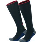 Gowith Taban Altı Havlulu Dikişşiz Diz Boyu 20-30 mm Hg Basınçlı Kompresyon Çorap 3595 - Siyah - Lacivert - 43 - 46