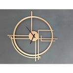 Gowpenart Querencia Metal Gold/altın Duvar Saati 1,5 Mm Kalınlık 75x75 Cm