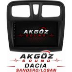 GÖZA-X Dacıa Sandero/logan Multimedya Çerçevesi 9 Inç Soketleri Içinde