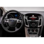 GÖZA-X Ford Focus 3 2012-2017 Multimedya Çerçevesi 9 Inç Soketleri Içinde