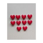 gözde hobi Gözdehobi Kalp Magnet Buzdolabı Magneti Evinize Hava Katın Hediyelik Kalp Magnet Hediyelik 10 Adet